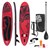 Aufblasbares Stand Up Paddle Board Limitless 308x78x10 cm Rot inkl. Pumpe und Tragetasche aus PVC und EVA