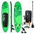 Placa gonflabila Stand Up Paddle Board Limitless, verde, 308x76x10 cm, inclusiv pompa ?i geanta de transport, din PVC ?i EVA
