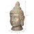 Buddha Kopf Statue 53cm, bronze, aus Polyresin