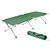 Camping bed with carrying bag green, 189x70x45 cm, made of aluminium and polyester