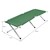 Camping seng med bæretaske grøn, 189x70x45 cm, lavet af aluminium og polyester