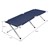 Lit de camping avec sac de transport bleu, 189x70x45 cm, en aluminium et polyester