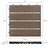 Terasové dlaždice 30x30 cm Sada 11 dlaždic na 1m² tmave hnedé barvy z WPC