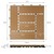 Terrassenfliesen 11er Set für 1m² 30x30 cm Teak aus WPC