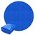 Pool solcellsfolie blå, Ø 2,5 m, 140µm, tillverkad av PE-folie med luftkammare