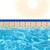 Canto da piscina em folha solar de 3x2 m, 400µm, azul, feito de folha de PE com câmaras de ar