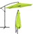 Parapluie feu de circulation vert, Ø 300 cm, rond, avec manivelle et base.