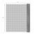 Flyggrind grå, 0,8x10 m, tillverkad av glasfiber av hög kvalitet