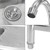 Multifunktionel håndvask 110x50x80 cm, rustfrit stål