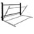 Tyre holder for wall mounting for the storage of tyres, foldable, up to 150 kg, made of steel