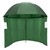 Rybársky dáždnik s bocnicou, olivovo zelený, 190x150,5-200 cm, z hliníka a nylonu