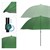 Visparaplu met zijpaneel, olijfgroen, 190x150,5-200 cm, gemaakt van aluminium en nylon