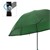 Paraguas de pesca con panel lateral, verde oliva, 190x150,5-200 cm, de aluminio y nylon