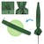 Parasol wedkarski z bocznym panelem, oliwkowo-zielony, 190x150,5-200 cm, wykonany z aluminium i nylonu