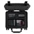 Kamerakoffer mit 3 Schaumstoffschichten 27x28x125 cm Schwarz aus Polypropylen