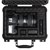 Kamerakoffer mit 3 Schaumstoffschichten 35x34x15 cm Schwarz aus Polypropylen