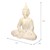 Buddha Figur 40x24x48 cm beige/grau aus Kunststein