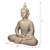 Buddha figura 52x29x63 cm bronz öntött ko