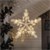 Weihnachtsdeko LED-Stern mit 320 warmweißen LEDs aus Metall
