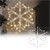 Weihnachtsdeko LED Schneeflocke mit 288 Warmweißen LEDs aus Metall