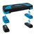 Stepper für Aerobic und Fitness 80x30 cm blau aus Kunststoff