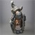 Rentier Figur mit LED Beleuchtung, 53 cm, aus Polyresin