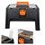 Caja de herramientas taburete 2en1 con asa de transporte, 50x33x31 cm, de plástico robusto, cargable hasta 130 kg