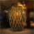 Rákosová lucerna s držadlem 40x Ø26 cm prírodní z ekologického rákosu