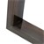 Tischbeine 2er Set Trapez Design 60x72 cm aus Stahl