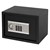 Elektronischer Tresor mit Alarm, schwarz, 35x25x24,5 cm, aus Metall