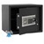 Elektronischer Tresor mit Alarm, schwarz, 38x30x30 cm, aus Metall
