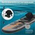 Puhallettava Stand Up Paddle Board, jossa on kajakin istuin 320x82x15 cm Harmaa/oranssi PVC