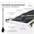 Felfújható Stand Up Paddle Board 308x78x10 cm Olive PVC-bol készült