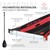 Stand Up Paddle Board gonfiabile 320x82x15 cm Nero Rosso PVC