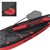 Aufblasbares Stand Up Paddle Board Makani 320x82x15 cm Schwarz/Rot aus PVC