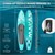 Gonflabile Stand Up Paddle Board Makani XL 380x80x15 cm turcoaz PVC