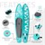 Uppblåsbar Stand Up Paddle Board Makani XL 380x80x15 cm Turquoise PVC