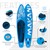 Oppustelig Stand Up Paddle Board Makani XL 380x80x15 cm Blå PVC