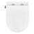 Spülrandloses Hänge WC kurz mit Bidet Funktion 49 cm Weiß aus Keramik