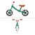 Juoksupyörä lapsille 2-vuotiaille Vihreä