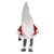 LED gnome figure 80 cm red / gray plastic and polyester