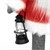 LED Salainen joulupukki hahmo 80 cm punainen/harmaa muovia ja polyesteriä