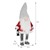 LED gnome figure 80 cm red / gray plastic and polyester