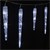 Weihnachtslichterkette LED Eiszapfen Lichterkette Kaltweiß 72 Zapfen 8 Leuchtmodi mit Timer