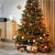 Weihnachtsbaumschmuck LED Büschel Lichterkette 11 m mit 1512 LEDs Warmweiß IP44