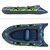 Schlauchboot Cruiser 3.0 250x120x40 cm Grün/Weiß/Blau aus Kunststoff