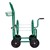 Chariot dévidoir pour tuyau de jardin Chariot dévidoir à manivelle pour 70 m de tuyau en métal avec panier