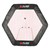 Rebounder Kicker für Fußball und Sport in Hexagon-Form 140x125 cm aus Metall Pure2Improve