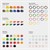 Malset 127-Teilig im Holzkoffer mit Farbtuben und verschiedenen Farbstiften für Groß und Klein