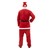 Santa Claus costume 5-piece red/white polyester one size One Size